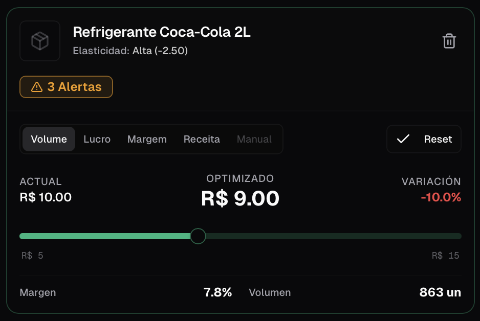 Simulador de escenarios con sliders